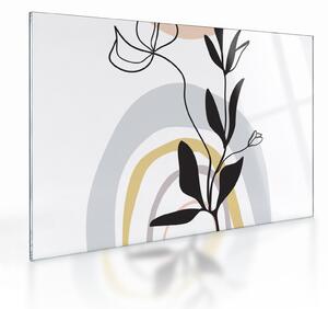 Obraz na szkle - Kwiaty w wazonie N⁰1 (70x50 cm)
