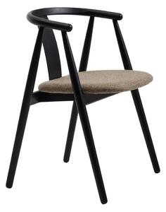 Czarno-beżowe krzesło Relate – Unique Furniture