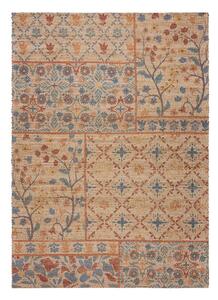 Dywan z mieszanki juty tkany ręcznie w naturalnym kolorze 120x170 cm Taylor Patchwork – Flair Rugs