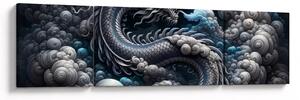 Obraz – Smok w dymie (170x50 cm)