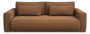 Rozkładana/ze schowkiem sofa w kolorze terakoty 238 cm Kapua – Makamii