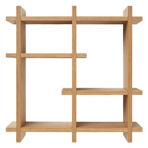 Wielopoziomowa półka w dekorze dębu w naturalnym kolorze 40 cm Olsberg – House Nordic