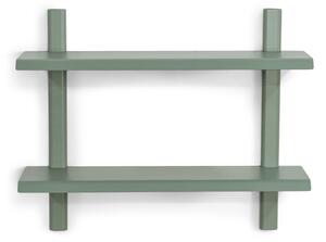 Szarozielona wielopoziomowa metalowa półka 60 cm Hola – Spinder Design