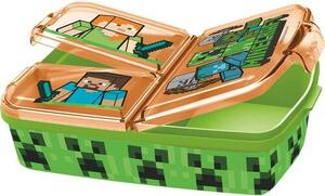 Stor Pudełko na drugie śniadanie Minecraft, 19,5 x 16,5 x 6,7 cm