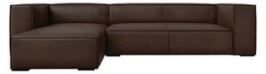 Ciemnobrązowy skórzany narożnik (lewostronny) Madame – Windsor & Co Sofas