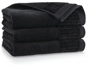 Personalizowany ręcznik kąpielowy - czarny - 50 x 100