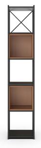 Czaro-/ceglasty regał 36x179 cm Anya – Marckeric