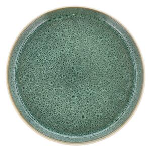 Biało-zielony kamionkowy talerz deserowy ø 21 cm Gastro White/Green – Bitz