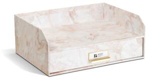 Kartonowy organizer na dokumenty z szufladką Walter Paper Laminate – Bigso