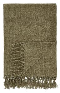 Koc z szenilu w kolorze khaki 130x170 cm Wilson – Catherine Lansfield