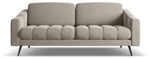 Beżowa aksamitna sofa 202 cm Nalu – Makamii