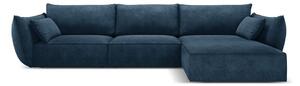Ciemnoniebieski narożnik (prawostronny) Vanda – Mazzini Sofas