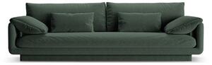 Ciemnozielona sofa 250 cm Torino – Micadoni Home