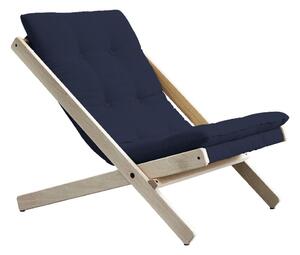 Fotel rozkładany Karup Design Boogie Raw/Navy