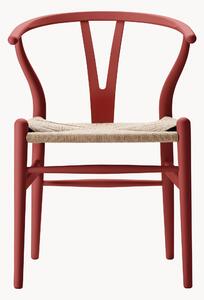 Krzesło z drewna z plecionym siedziskiem CH24 Wishbone Chair