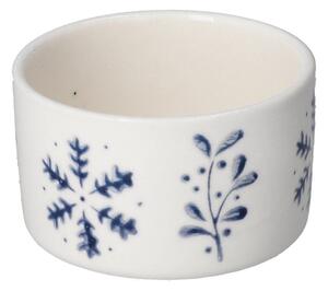 Porcelanowy świecznik ze świątecznym motywem – Dakls