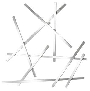 Metalowy wieszak ścienny w kolorze srebra 79 cm Matches – Spinder Design