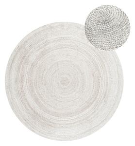 Biały okrągły dywan z juty dwustronny/tkany ręcznie ø 140 cm Braided – Hanse Home