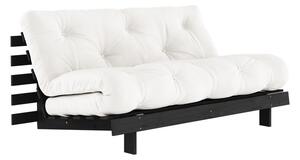 Kremowa rozkładana sofa 160 cm Roots Black Night – Karup Design