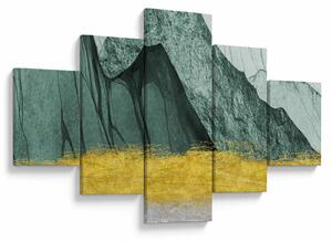 Obraz - Emerald Mountains N⁰2 (125x70 cm)