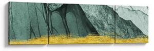 Obraz - Emerald Mountains N⁰2 (170x50 cm)