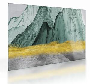 Obraz na szkle - Emerald Mountains N⁰3 (70x50 cm)