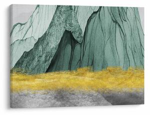 Obraz - Emerald Mountains N⁰3 (70x50 cm)