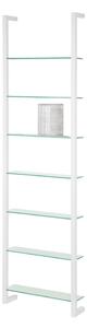 Biała wielopoziomowa metalowa półka 46 cm Cubic – Spinder Design