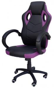 Fotel Gamingowy Krzesło dla Gracza Seven Purple