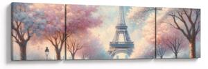 Obraz – Wiosna w Paryżu (170x50 cm)