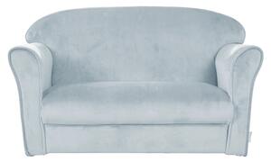 Jasnoniebieska aksamitna sofa dla dzieci 78 cm Lil Sofa – Roba
