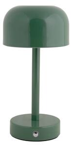 Zielona lampa stołowa LED z metalowym kloszem (wysokość 24,5 cm) James – Leitmotiv