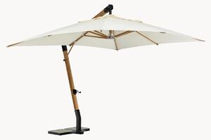 Parasol ogrodowy z wysięgnikiem z drewna Capua