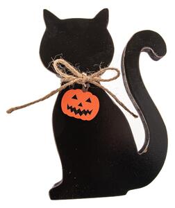 Drewniana figurka (wysokość 15,5 cm) Happy Halloween – Dakls