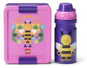 Pojemnik śniadaniowy dla dzieci z butelką Bee – LEGO®