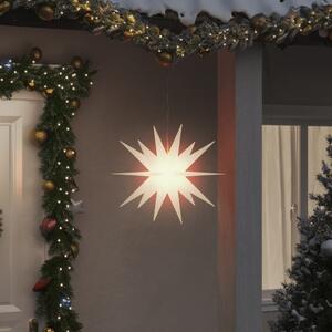 Ozdoby świetlne z LED, 3 szt., składane, białe, 43 cm