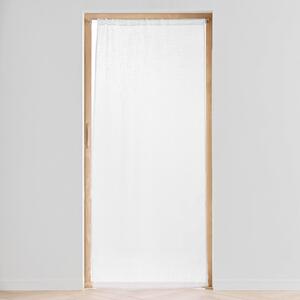 Biała zasłona na drzwi 90x200 cm Haltona – douceur d'intérieur