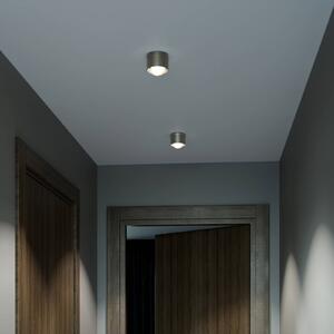 Top Light Reflektor sufitowy LED Puk! 80 One, możliwość ściemniania, brązowy / rdzawy, salon / jadalnia, aluminium, nowoczesny