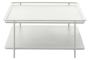 Jasnoszary metalowy stolik 75x75 cm Yuba – Unique Furniture
