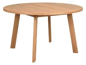 Okrągły rozkładany stół w dekorze dębu ø 130 cm Glenside – Rowico