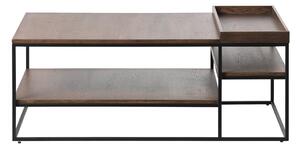 Brązowy stolik 70x120 cm Rivoli – Unique Furniture