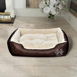 Ciepłe legowisko dla psa z poduszką, rozmiar XL