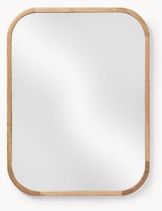 Lustro ścienne z ramą z drewna dębowego Levan