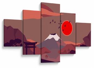 Obraz - Góry Fuji (125x70 cm)