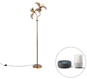 Inteligentna lampa podłogowa złota 187 cm w tym 2 WiFi G95 - Botanica Oswietlenie wewnetrzne