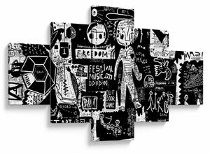Obraz - Graffiti (125x70 cm)
