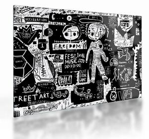 Obraz na szkle - Graffiti (70x50 cm)