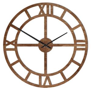 Rzymski zegar ścienny RZYM XL - brąz