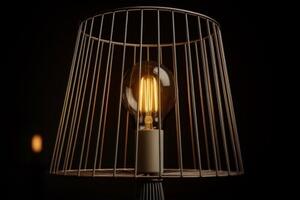 Lampa stojąca loftowa beżowa druciana 1xE27 15W LIVIA Kaja