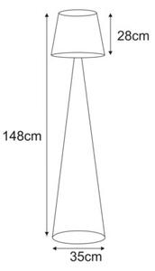 Lampa stojąca loftowa beżowa druciana 1xE27 15W LIVIA Kaja